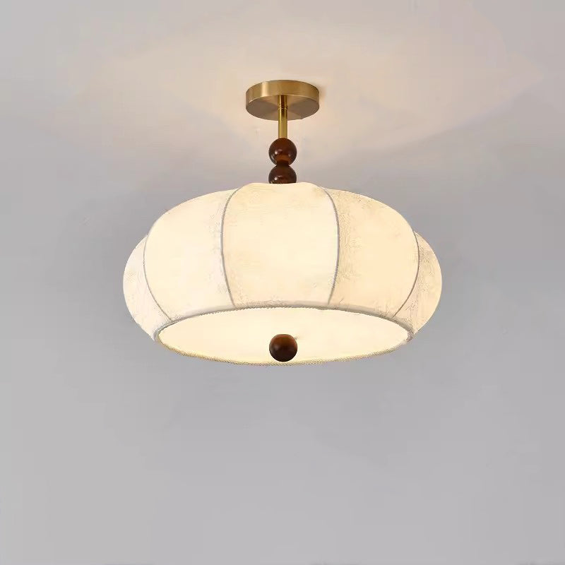 Vintage Metal Flat Globe 4/5-Light Ceiling Light