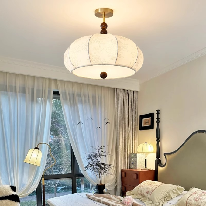Vintage Metal Flat Globe 4/5-Light Ceiling Light — 110V-120V For US/C