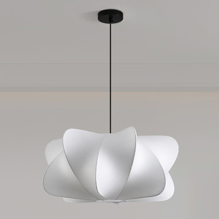 Japanese Faux Silk Iron Propeller Chandelier