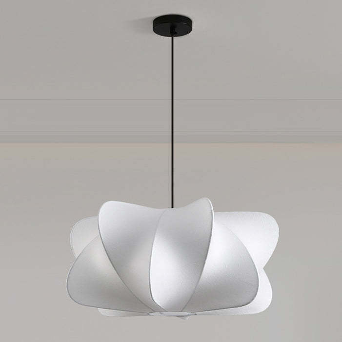 Japanese Faux Silk Iron Propeller Chandelier