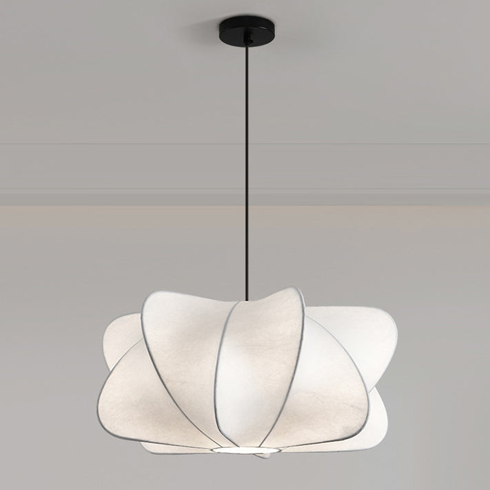 Japanese Faux Silk Iron Propeller Chandelier