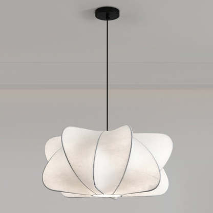 Japanese Faux Silk Iron Propeller Chandelier