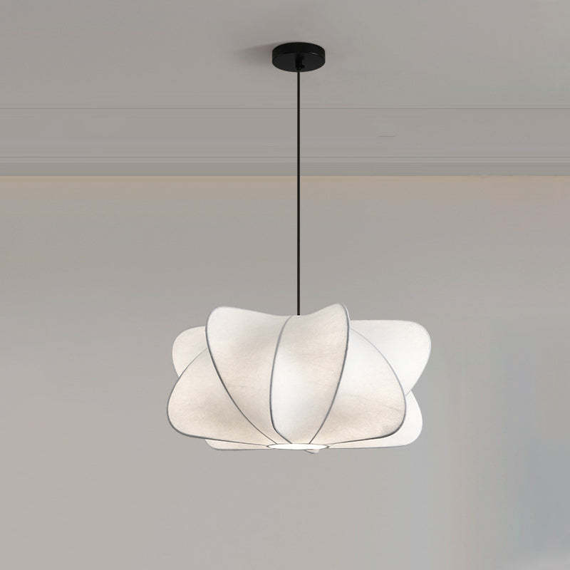 Japanese Faux Silk Iron Propeller Chandelier
