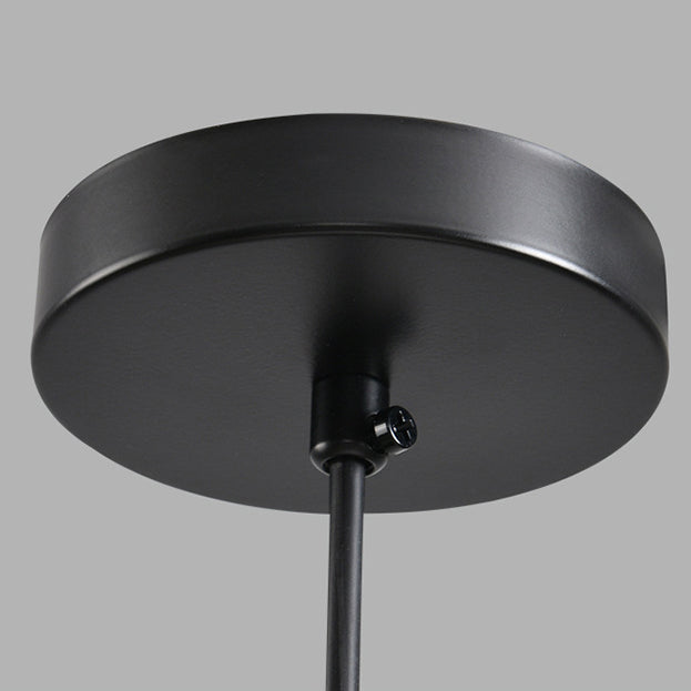 Japanese Faux Silk Iron Propeller Chandelier
