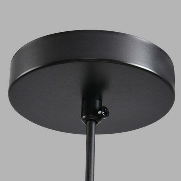 Japanese Faux Silk Iron Propeller Chandelier