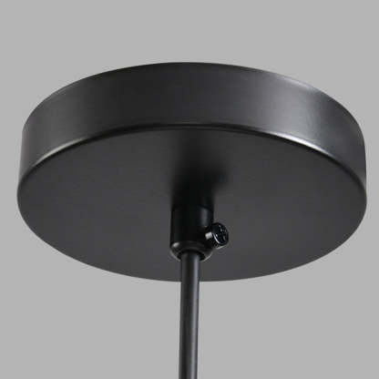 Japanese Faux Silk Iron Propeller Chandelier