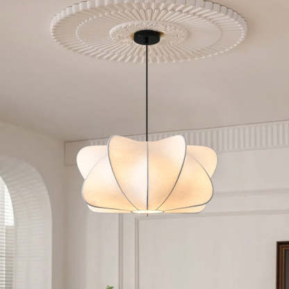 Japanese Faux Silk Iron Propeller Chandelier