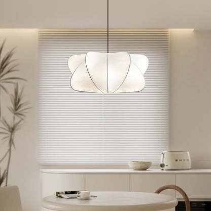 Japanese Faux Silk Iron Propeller Chandelier