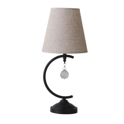 Contemporary Iron Arc Fan Table Lamp