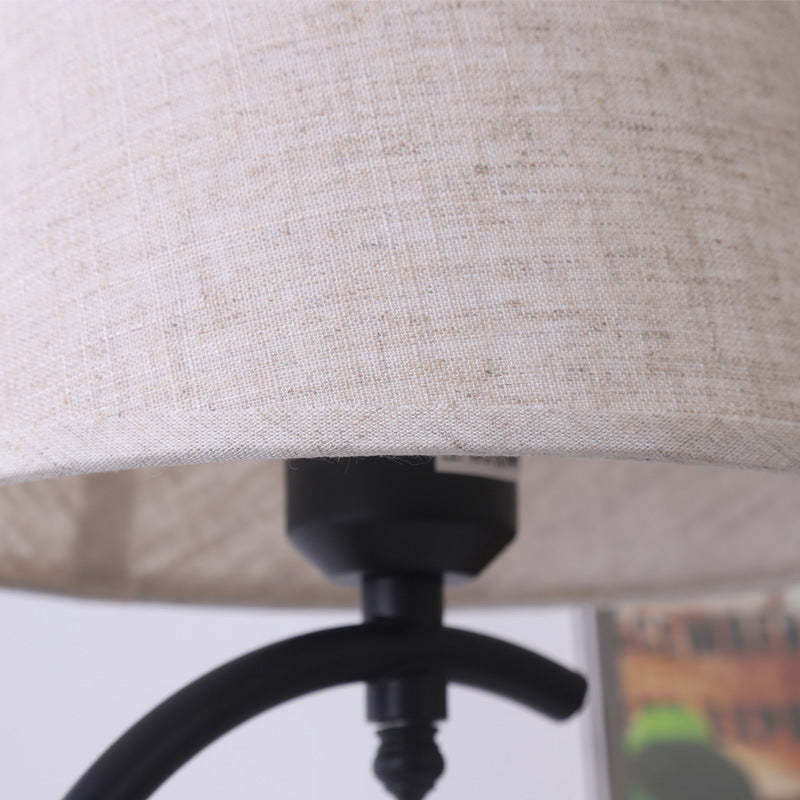 Contemporary Iron Arc Fan Table Lamp