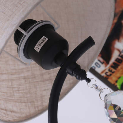 Contemporary Iron Arc Fan Table Lamp