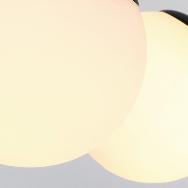 Contemporary Glass Globe 3/5-Light Ceiling Light