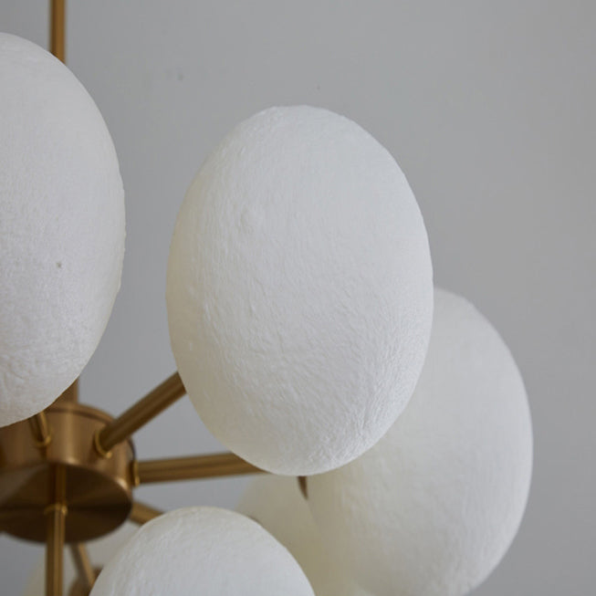Scandinavian PLA Iron Planet Round Chandelier