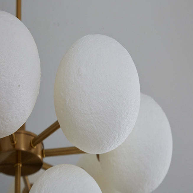 Scandinavian PLA Iron Planet Round Chandelier