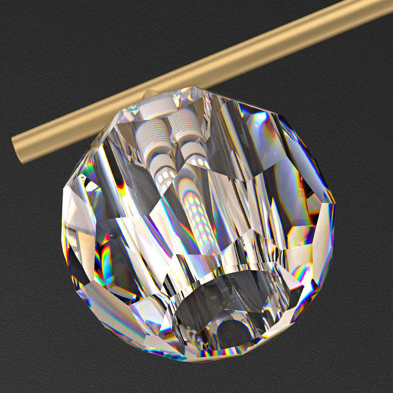 Scandinavian Conical Linear Island Chandelier
