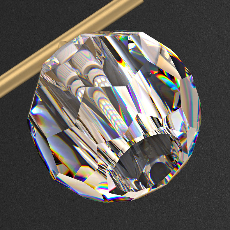 Scandinavian Conical Linear Island Chandelier