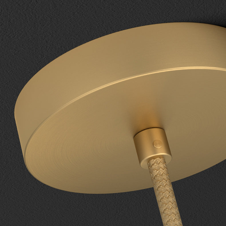 Scandinavian Conical Linear Island Chandelier