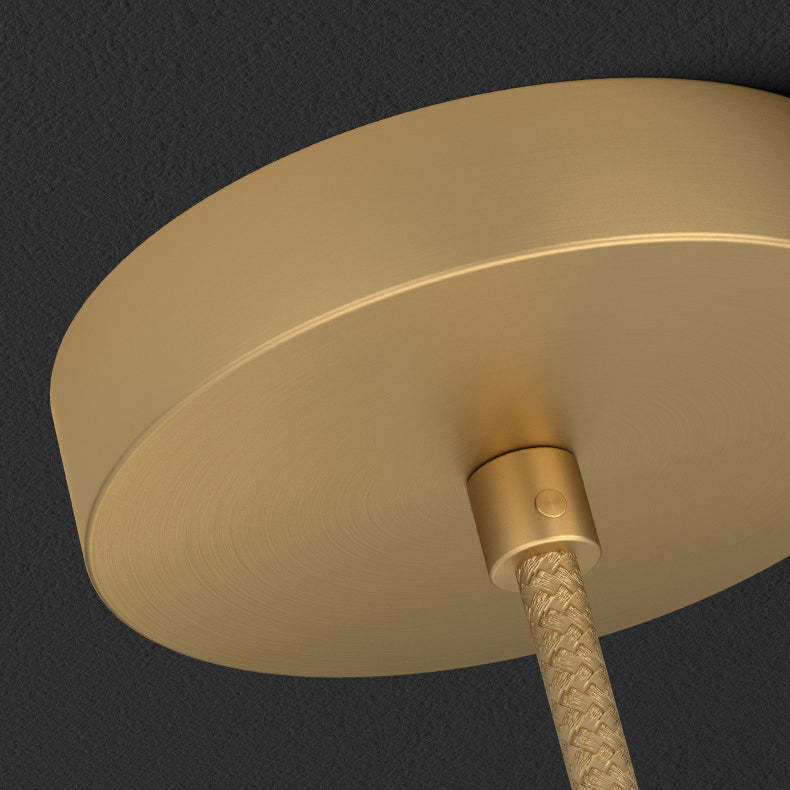 Scandinavian Conical Linear Island Chandelier