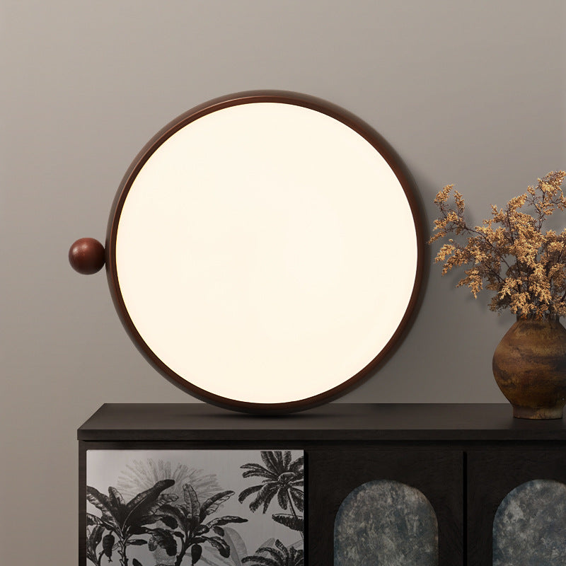 Chinese Acrylic Iron Globe Round LED Flush Mount Light