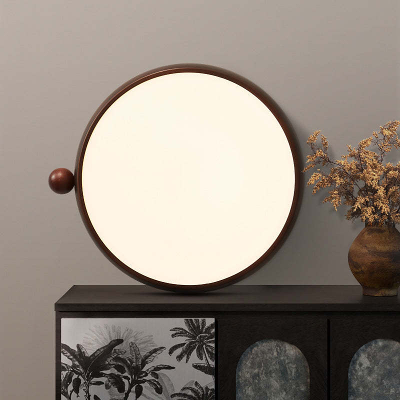 Chinese Acrylic Iron Globe Round LED Flush Mount Light