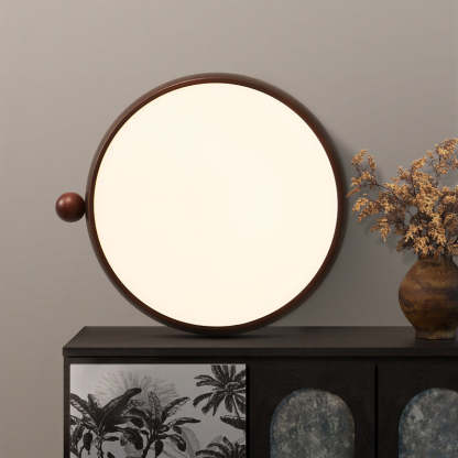 Chinese Acrylic Iron Globe Round LED Flush Mount Light