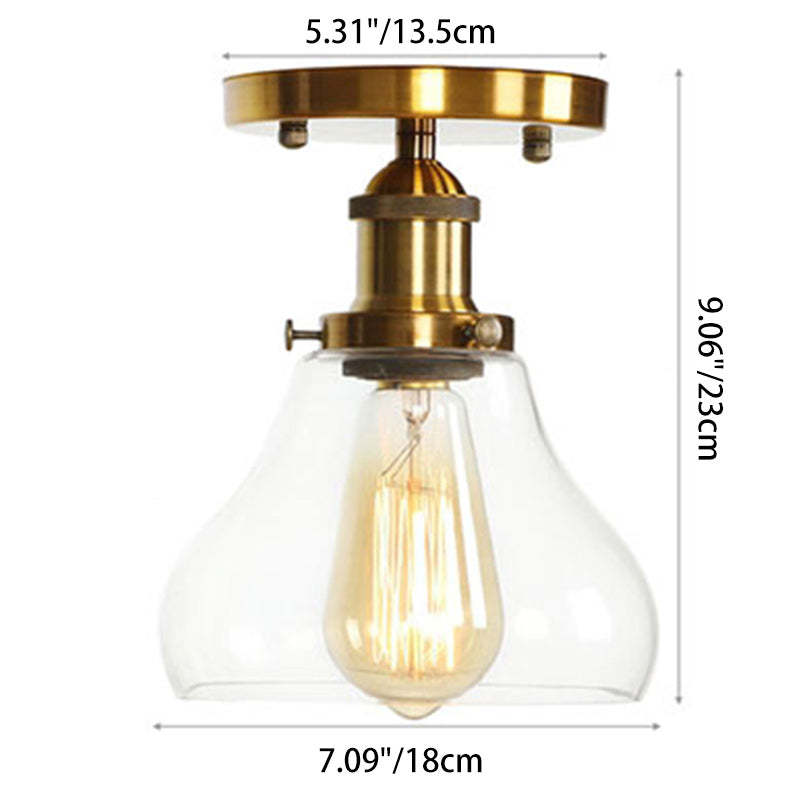 Scandinavian Aluminum Fan-Shaped Ceiling Light
