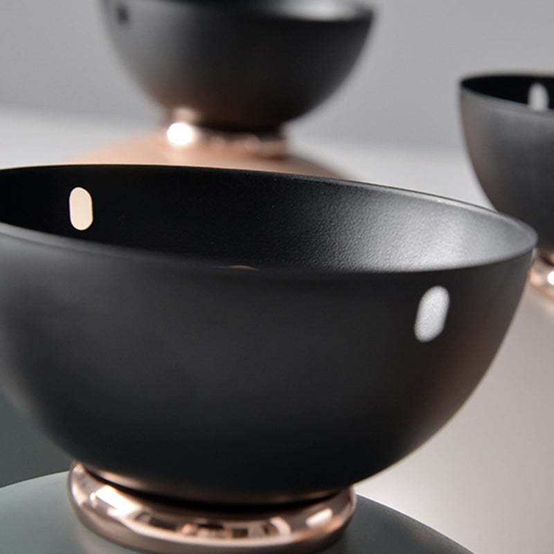 Scandinavian Glass Bowl-Shaped Ceiling Light