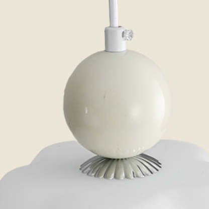 PE Rubberwood Iron Pumpkin Island Chandelier