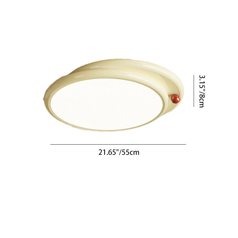 Minimalist Iron Stacked Square LED Flush Mount Light