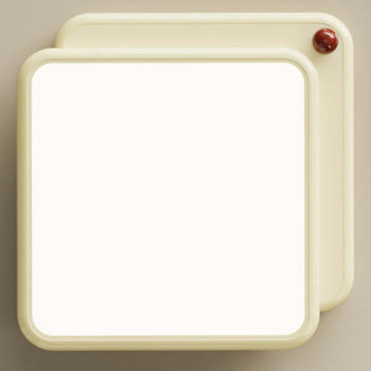 Minimalist Iron Stacked Square LED Flush Mount Light
