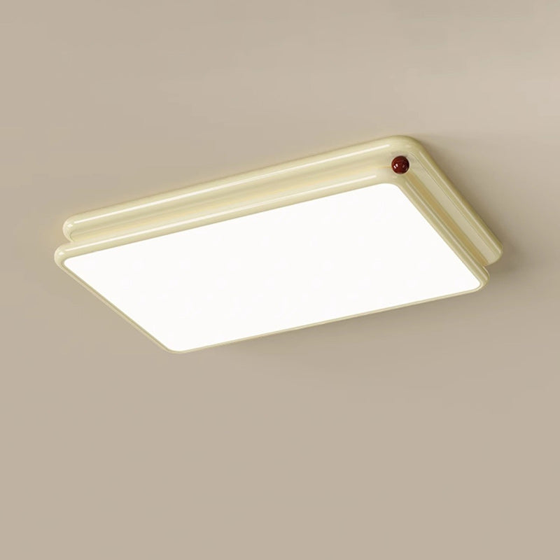 Minimalist Iron Stacked Square LED Flush Mount Light