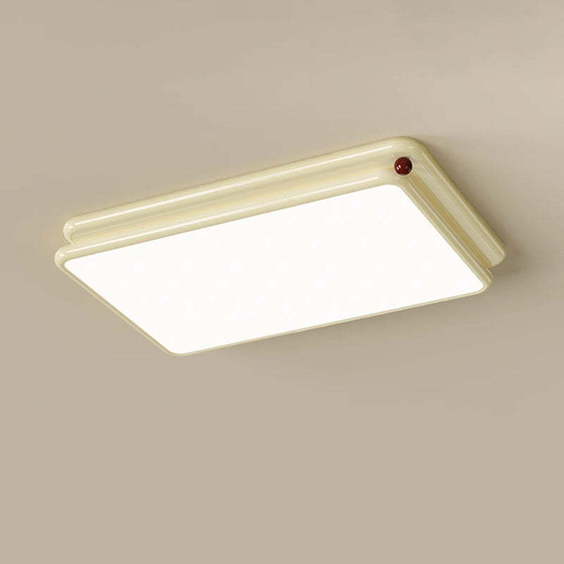 Minimalist Iron Stacked Square LED Flush Mount Light