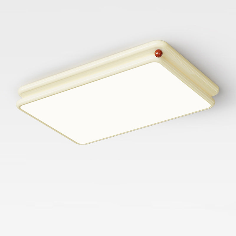 Minimalist Iron Stacked Square LED Flush Mount Light