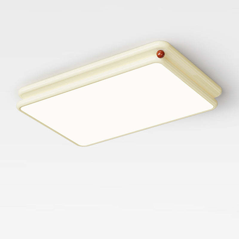 Minimalist Iron Stacked Square LED Flush Mount Light