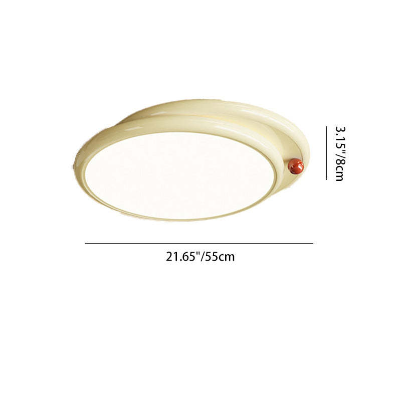Minimalist Iron Stacked Square LED Flush Mount Light