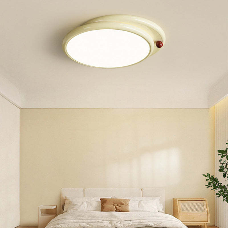 Minimalist Iron Stacked Square LED Flush Mount Light