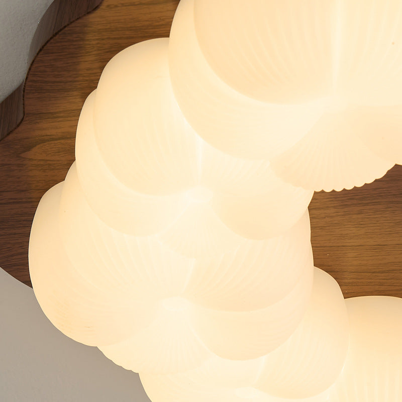Chinese Iron Floral LED Flush Mount Light