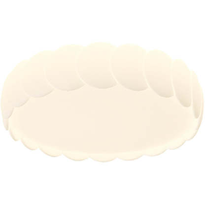Minimalist Iron Wavy Round LED Flush Mount Light