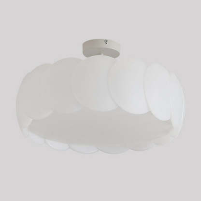 Minimalist Metal Round Wavy LED Ceiling Light