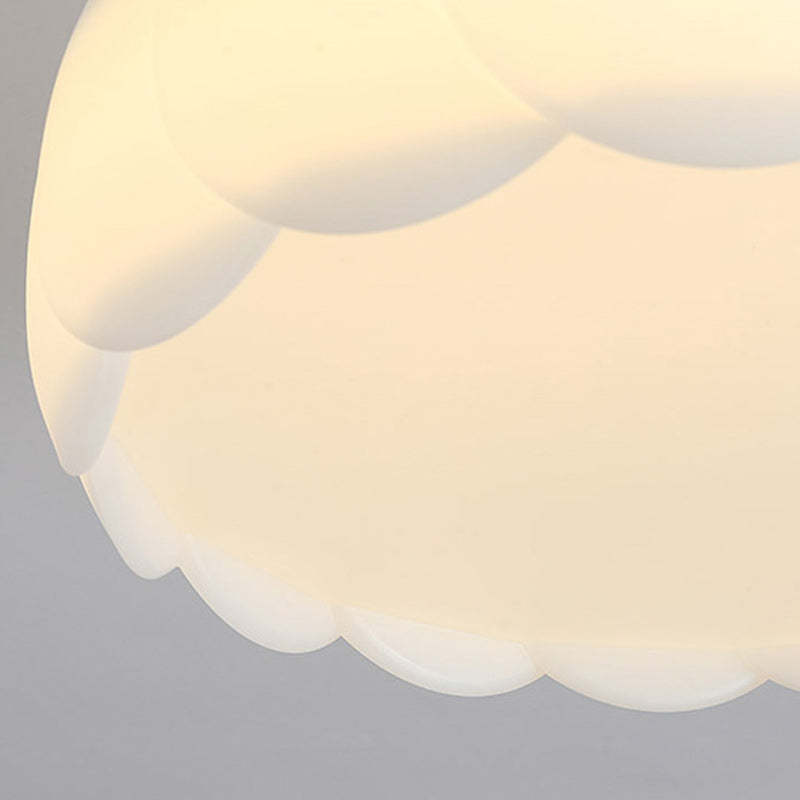 Minimalist Metal Round Wavy LED Ceiling Light