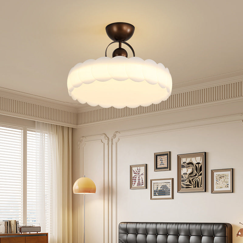 Chinese Acrylic Iron Scaled LED Ceiling Light — A / Infinitely Dimmable / 220V-240V For UK/AU