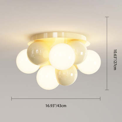 Minimalist Iron Bubble Dragon Ball Ceiling Light