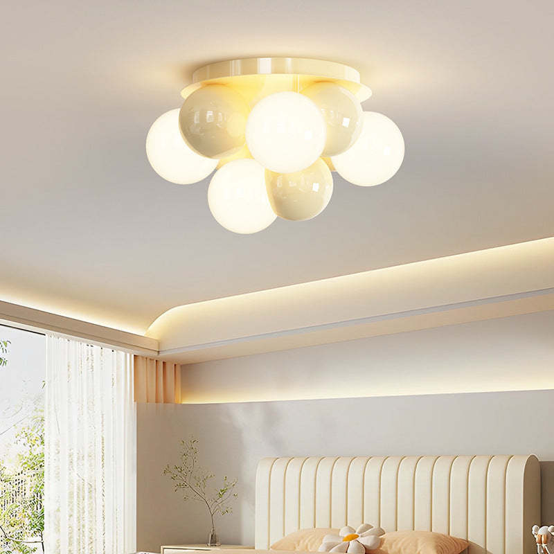 Minimalist Iron Bubble Dragon Ball Ceiling Light