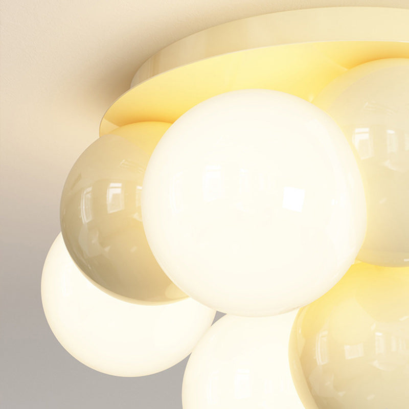 Minimalist Iron Bubble Dragon Ball Ceiling Light