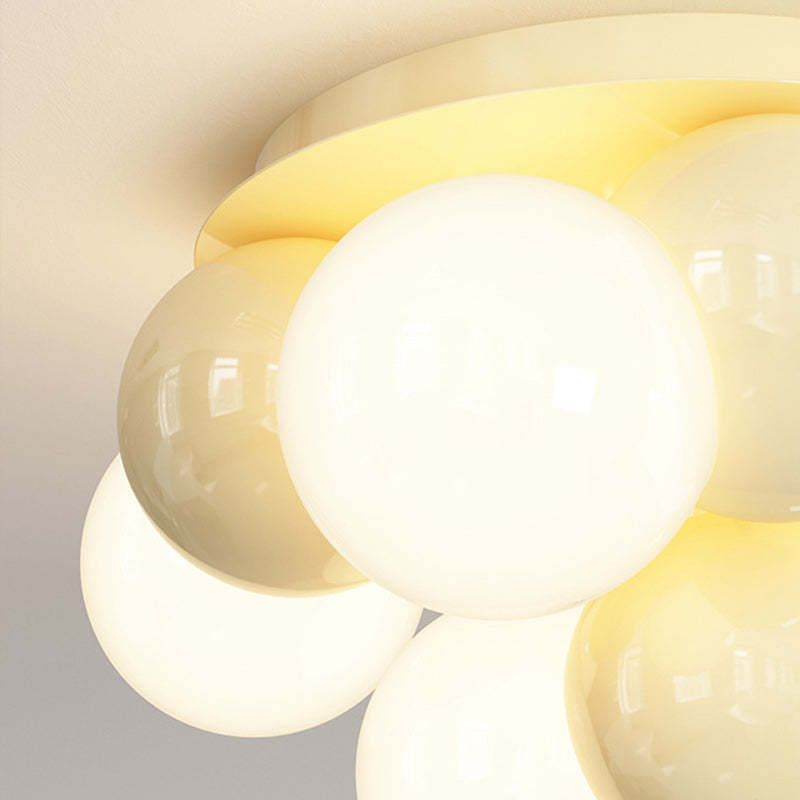 Minimalist Iron Bubble Dragon Ball Ceiling Light