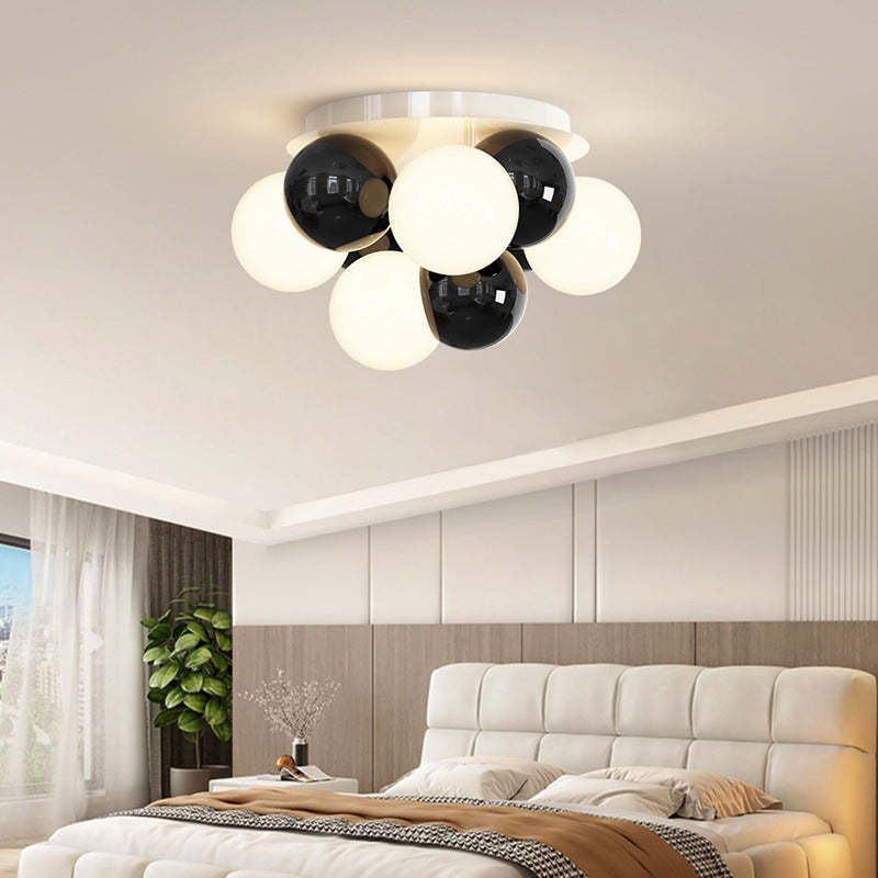Minimalist Iron Bubble Dragon Ball Ceiling Light