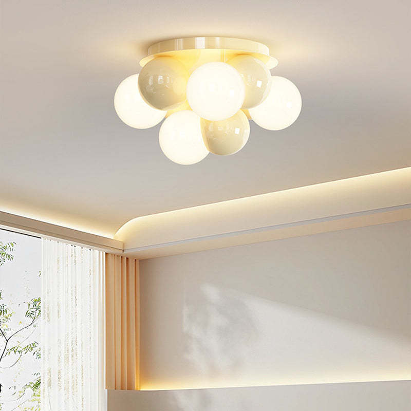 Minimalist Iron Bubble Dragon Ball Ceiling Light