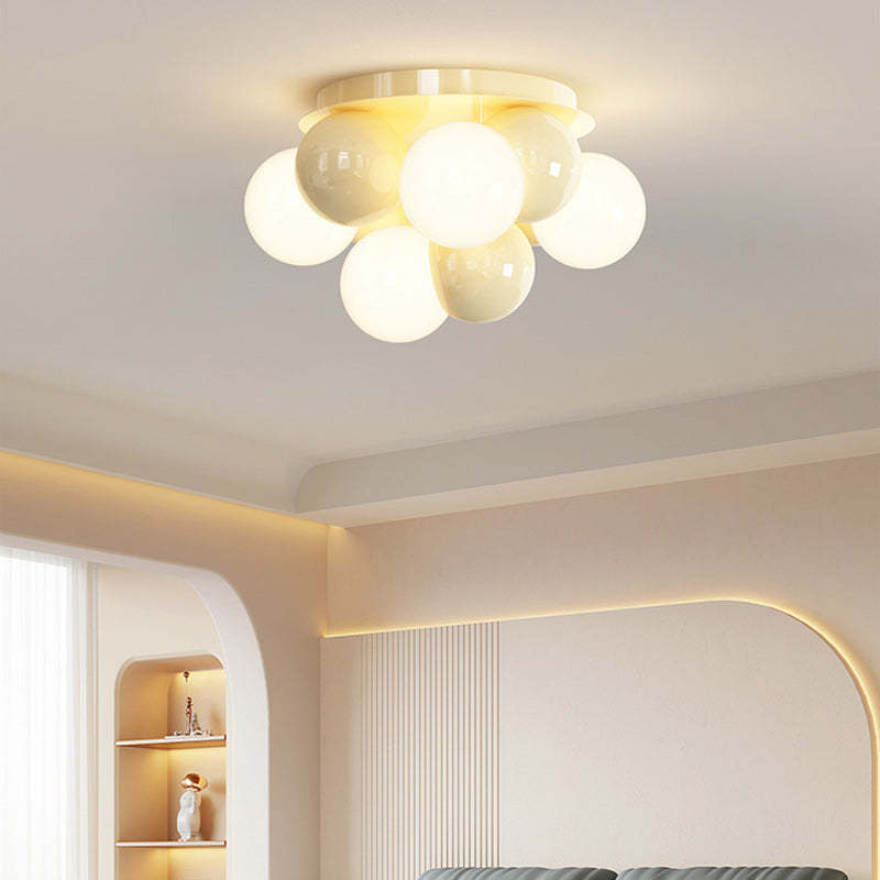 Minimalist Iron Bubble Dragon Ball Ceiling Light