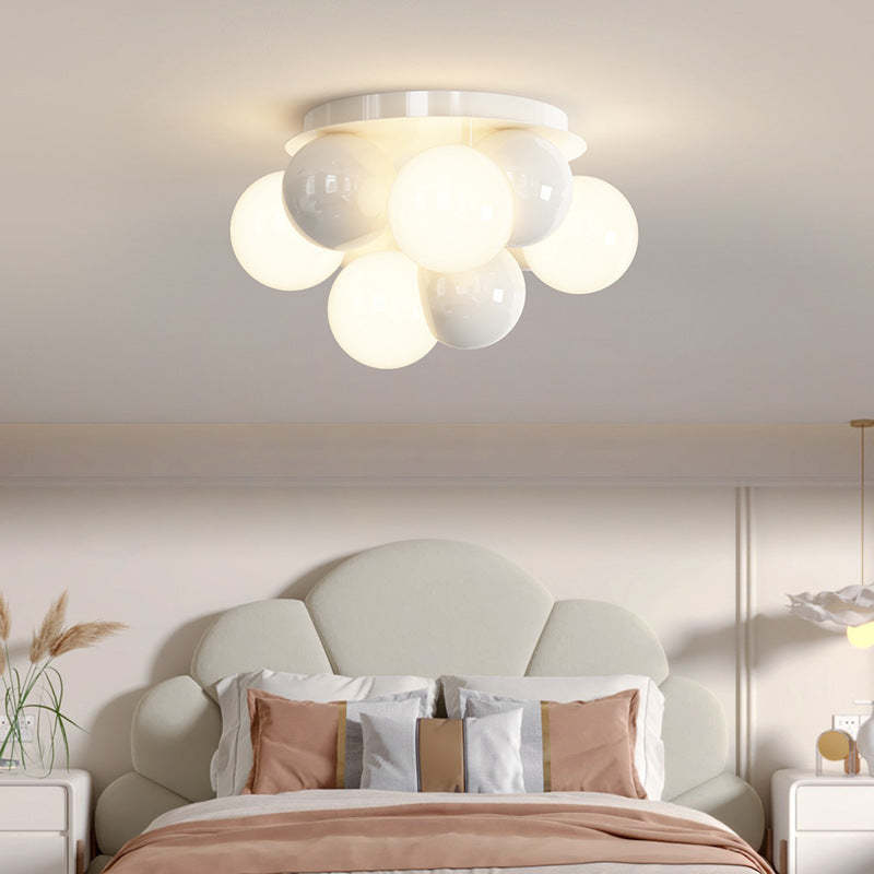 Minimalist Iron Bubble Dragon Ball Ceiling Light