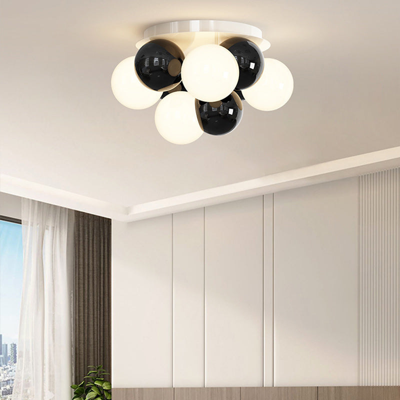 Minimalist Iron Bubble Dragon Ball Ceiling Light